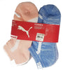 Puma 6-Pair Low Cut Multi-color Cushioned Women's Sock Size 9-11