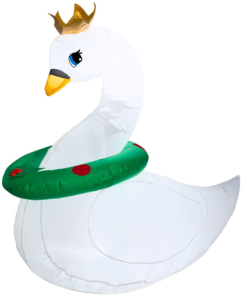 Holiday Time 3 FT Wide Graceful Swan Christmas Inflatable
