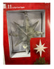 Home Accents Holiday 11 in. 10-Light Silver Mercury Christmas Tree Topper