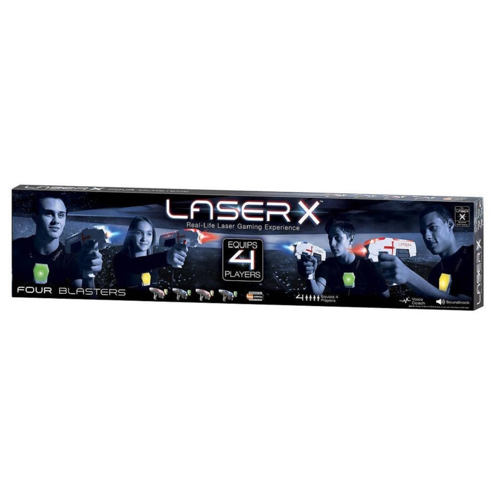 Laser X Micro Blasters Real Life Gaming Experience 4-Player Set 4-pack
