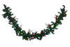 LightShow Outdoor Pre-Lit 8-ft Ornament Garland with Color Changing LED Lights