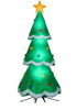 Gemmy Giant 10FT Inflatable Christmas Tree with Rotating Base Holiday Decoration