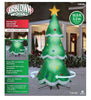 Gemmy Giant 10FT Inflatable Christmas Tree with Rotating Base Holiday Decoration