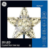 GE Stay Bright 20 LED Crystal Star Tree Top