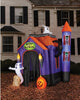 Pre-Lit 12FT Halloween Airblown Inflatable Haunted House Archway Tunnel