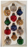 12-Piece Crackle Glass Christmas/Holiday Ornament