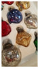 12-Piece Crackle Glass Christmas/Holiday Ornament