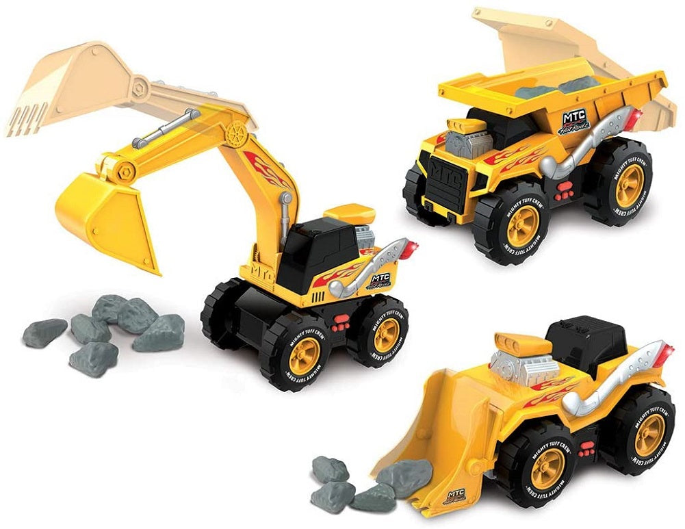 Mighty Tuff Crew Hot Rodz Construction with Lights, Sounds and Motion