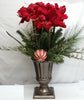 Holiday 32" Artificial Potted Amaryllis