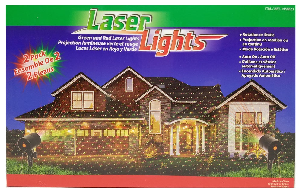 Laser Lights Green and Red Laser Lights 2-Pack