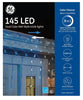 GE 145 LED Dual Color Net-Style Icicle Lights Color Blue or Cool White