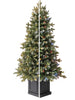 4.5FT Pre-Lit Radiant Micro Micro-Color LED Artificial Potted Tree