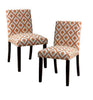 Skyline Uptown Dining Chair Ikat Fret, Mango (2-Piece)