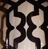 Threshold Polyresin Turned Lacquer Floor Lamp, Black