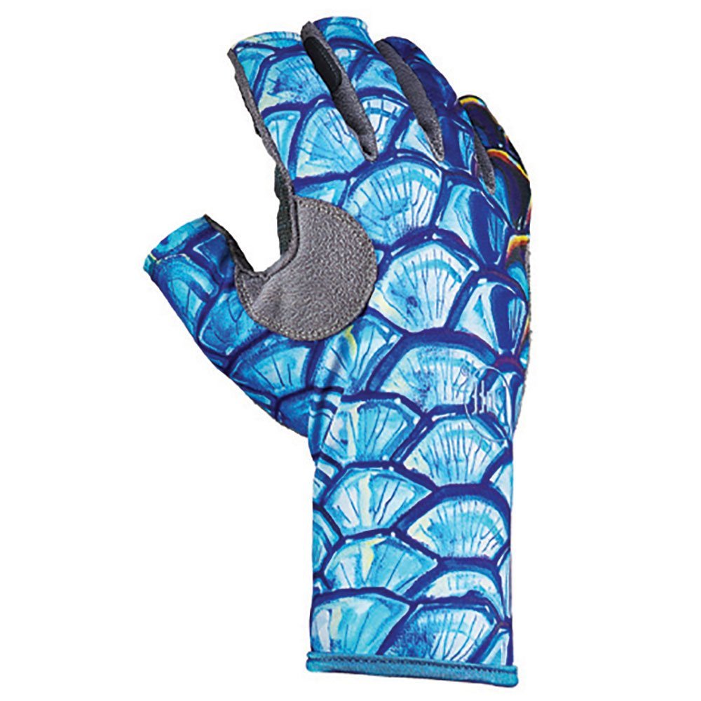 Buff Pro Series Angler 3 Gloves, Tarpon Scales, S/M (8/9)