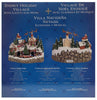 Snowy Holiday Village Centerpiece with Lights and Music