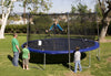 AirZone Outdoor Spring Trampoline with Mesh Padded Perimeter Safety Enclosure 15-ft