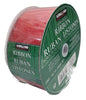 Kirkland Signature Wired Edged Premium Ribbon Red Sheer 2.5" Wide 50 Yards