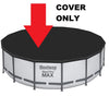 Replacement COVER for Bestway 20ft x 48in Power Steel Round Swimming Pool Black