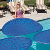 Swim Ways 66 in. x 37 in. Oval ThermaSpring Solar Mat Pool Blanket, Blue