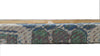 Wall Canvas Oriental Rug 46" X 24"