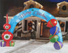Holiday Living 18 ft Airblown Deck the Halls Archway