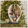 18" Decorative Angel with Holy Family