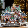 Animated LED Winter Train Village With Music