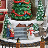 Animated LED Winter Train Village With Music