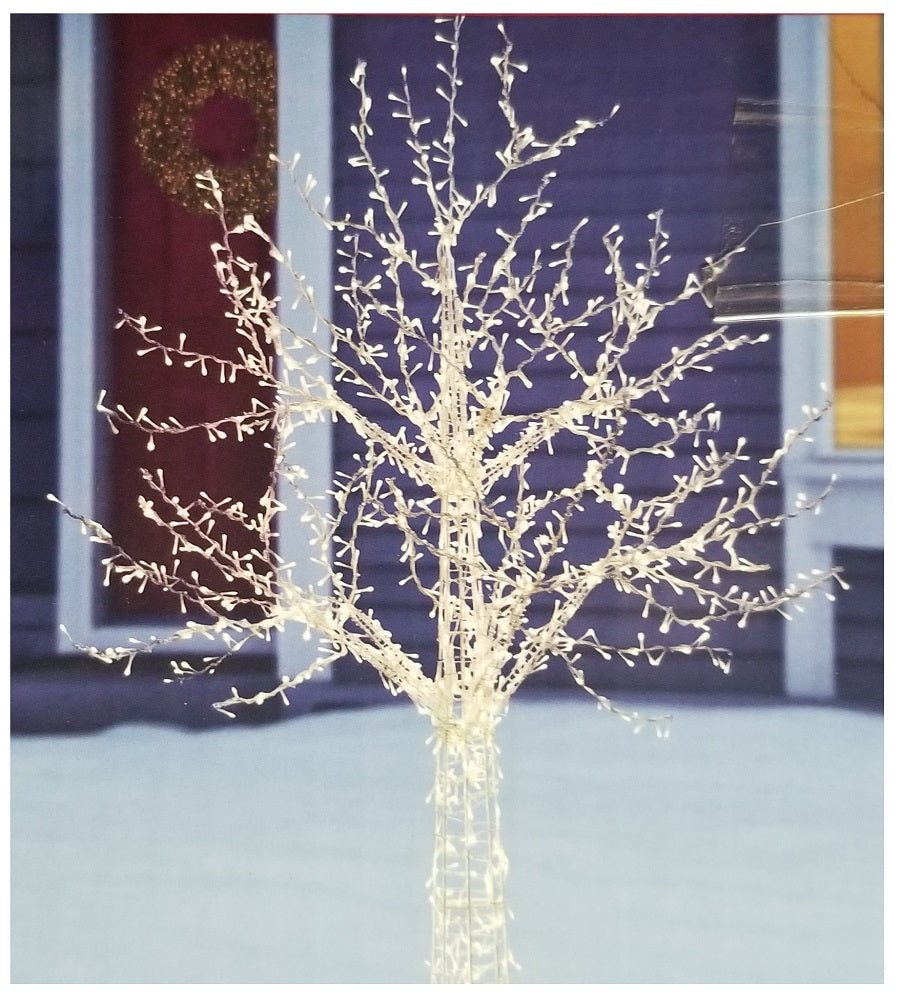 LED 7-FT Fully Lit LED Tree of Lights with 1600 White Lights | My Quick Buy