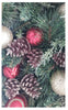 CG Hunter 9' Pre-Lit & Decorated Garland 90 LED Lights/Pine Cones/ Balls