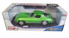 Maisto 1965 Chevrolet Corvette Green 1:18 Diecast Model Car