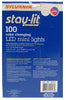 Stay-lit Platinum 100 Color Changing LED Mini Lights 33 ft, Warm White/ Multi-Color