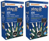 Stay-lit Platinum 100 Color Changing LED Mini Lights, Warm White/ Multi-Color (2-Pack)