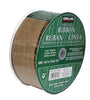 Kirkland Signature Wire Edged Rustic Brown Burlap Ribbon 50 Yards x 2.5 inches