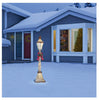 Lamp Post with 120 LED Lights Christmas Decoration Gold 6FT