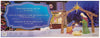 Fabric Mesh Holy Family Nativity with 245 LED Lights 69" L x 57" H
