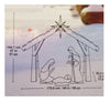 Fabric Mesh Holy Family Nativity with 245 LED Lights 69" L x 57" H
