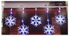 16 LED White Snowflake Lights with 8 Functions 18 FT Length Indoor or Outdoor