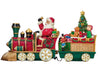 Battery Operated 24-inch Santa Train with LED Lights and Timer