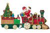 Battery Operated 24-inch Santa Train with LED Lights and Timer
