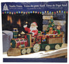 Battery Operated 24-inch Santa Train with LED Lights and Timer