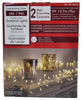 Everlasting Glow LED Multi-function Garland Lights 9-Foot Silver Wire 2-Pack