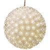 GE 11.2 in Hanging Super Sphere Light Display with Twinkling Warm White LED Lights