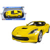 Maisto 2014 Chevy Corvette C7 Stingray Yellow 1 18th Diecast Model Car