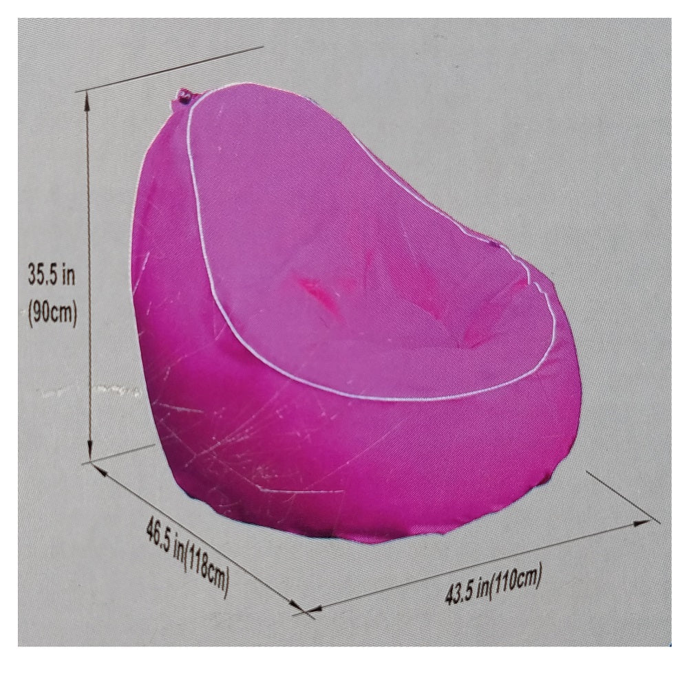 Avenli Inflatable Chair outdoor Lounge, Pink | My Quick Buy