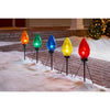 20 in. Giant C7 Multi-Color Pathway Lights Set of 5