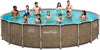 Summer Waves 20' x 48" Round Elite Frame Pool Set with Mosaic Printing