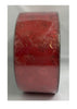 Premium 50 Yards Red Ribbon Dotted Red Glitter Circles Wired Edge