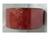 Premium 50 Yards Red Ribbon Dotted Red Glitter Circles Wired Edge